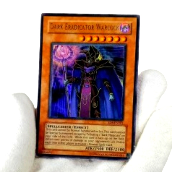 Yu-Gi-Oh Dark Eradicator Warlock SD6-EN001 Card - Picture 1 of 7